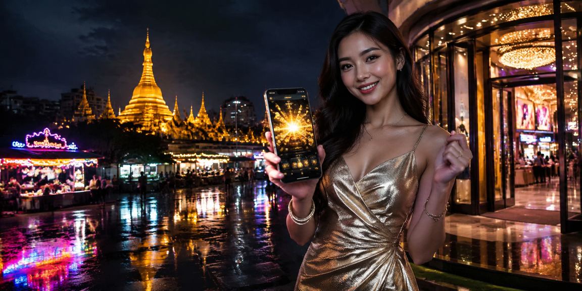 ရန်ကုန်ရွှေတိဂုံပြပွဲ ကျင်းပစဉ် ဖုန်းအားကစားလောင်းကစားသူများ